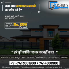 Home Construction Contractors in Rajasthan - CCArchitects & Constructions