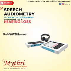 Speech Audiometry In Hyderabad | Best Speech Language Diagnostics Centre | Top Speech therapists in Hyderabad