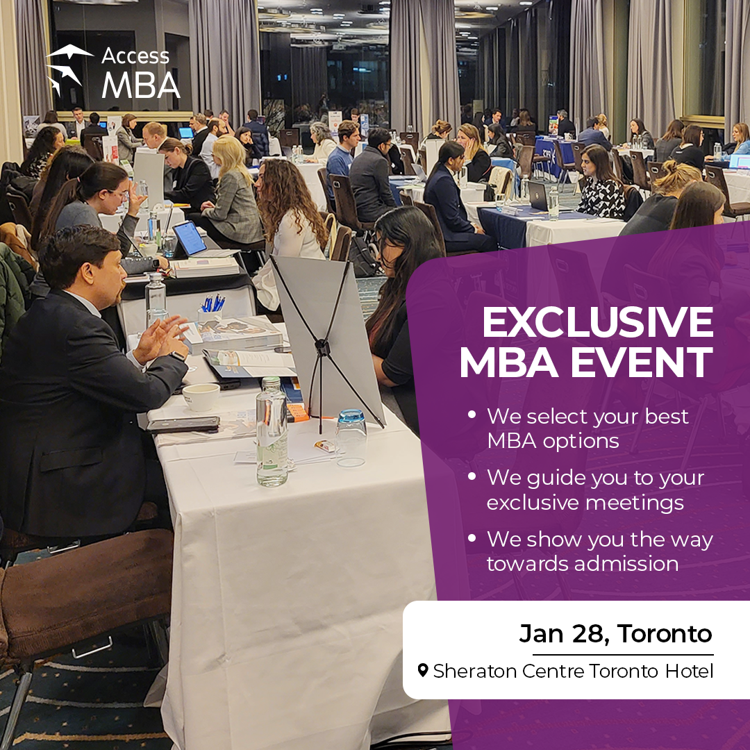 Access MBA in-person event on January 28 in Toronto, Toronto, Canada