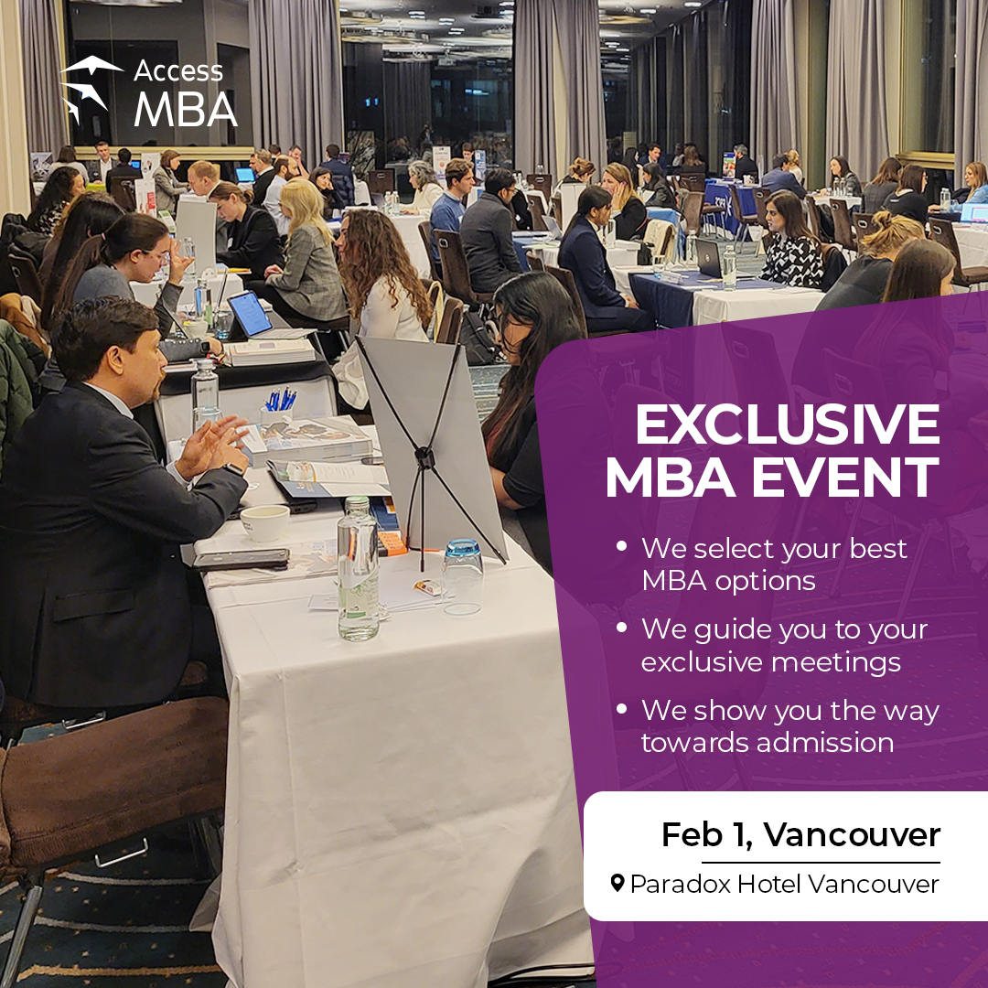 Access MBA In-Person Event on February 1st in Vancouver, Vancouver, Canada