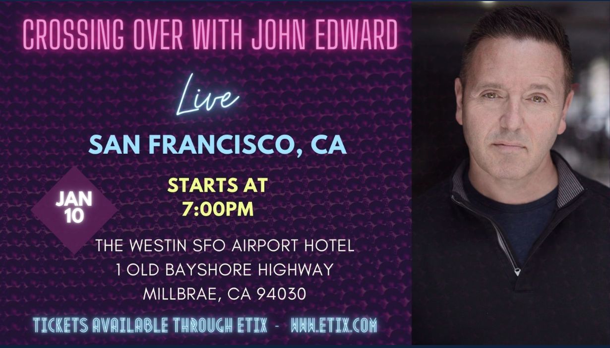 Crossing Over with Psychic Medium John Edward, Millbrae, California, United States