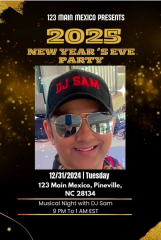 NEW YEAR'S EVE PARTY 2025 AT CHARLOTTE/NORTH CAROLINA