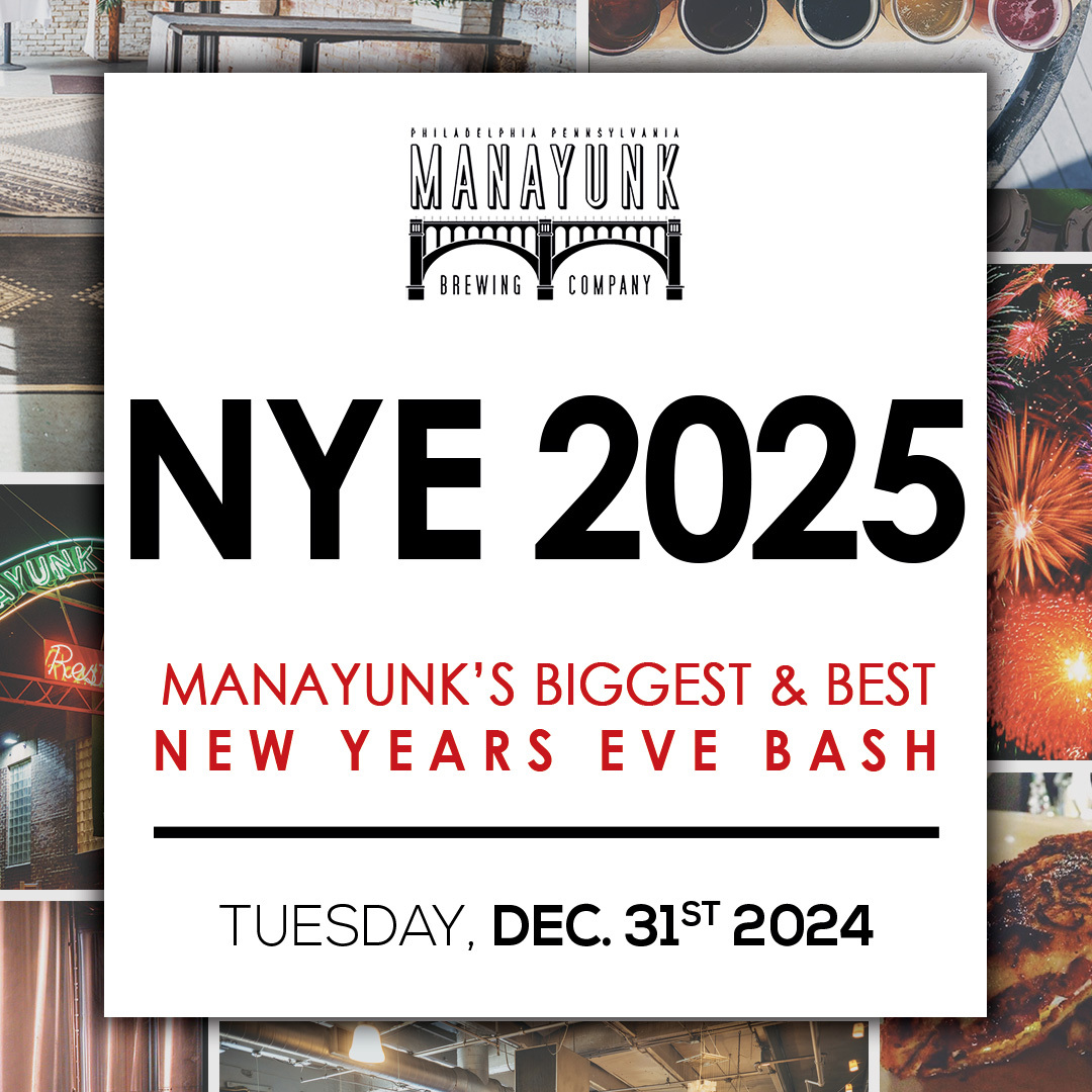 NEW YEAR'S EVE AT THE MANAYUNK BREWERY, Philadelphia, Pennsylvania, United States