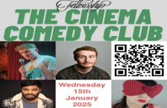 Cinema Comedy @ The Fellowship Inn, Bellingham SE London SE6 3BT -Ali Woods and guests