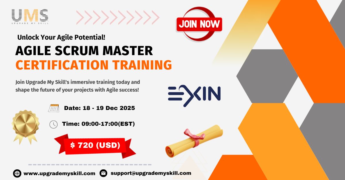 Agile Scrum Master Certification Training, Online Event