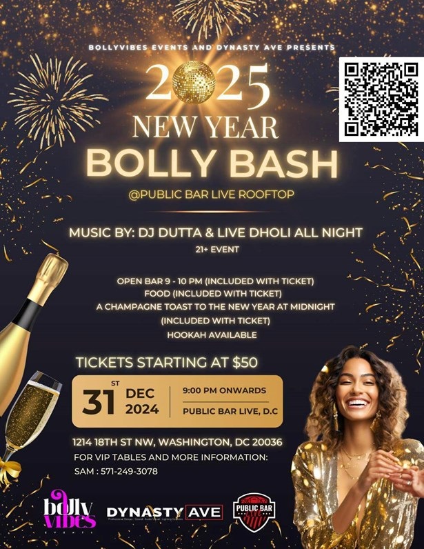 New Year Bolly Bash 2025 DC, Washington,Washington, D.C,United States