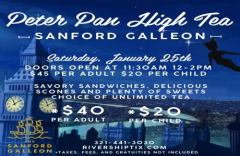 Peter Pan High Tea at the Sanford Galleon on Lake Monroe
