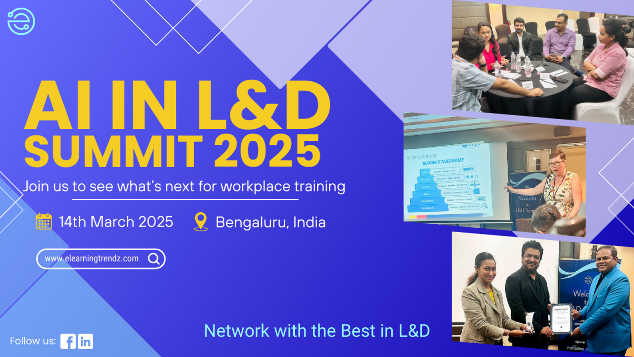 AI in Learning and Development Summit 2025, Bangalore, Karnataka, India