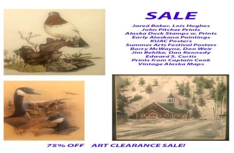 First Friday Opening for Art Sale, Fairbanks, Alaska, United States