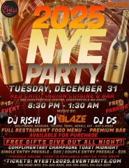 NEW YEAR EVE BOLLYWOOD PARTY 2025