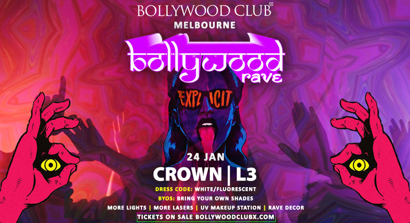 BOLLYWOOD RAVE at Crown, Melbourne, Southbank, Victoria, Australia