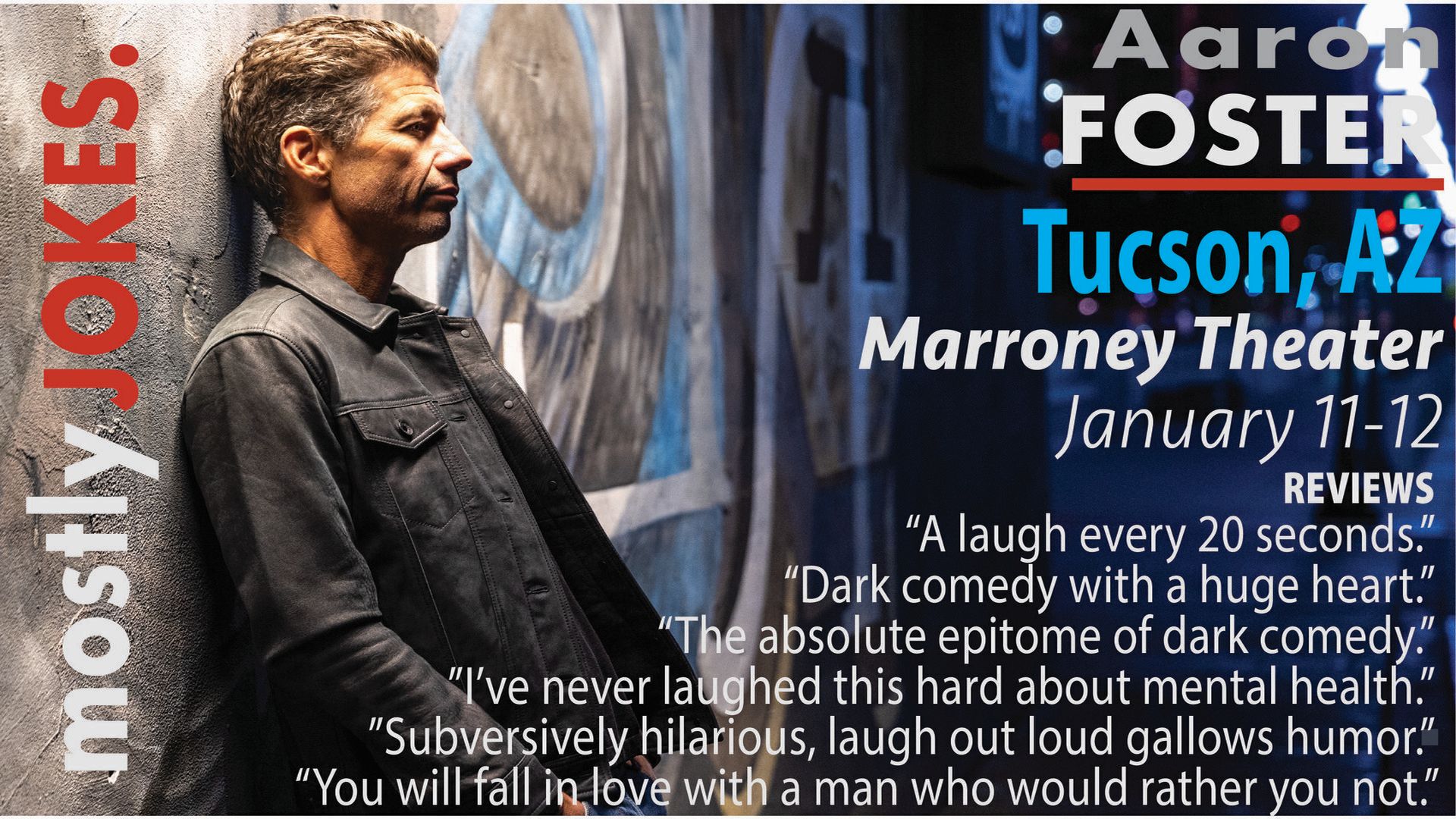 Aaron Foster | "Mostly Jokes" | Stand-up Comedy, Tucson, Arizona, United States