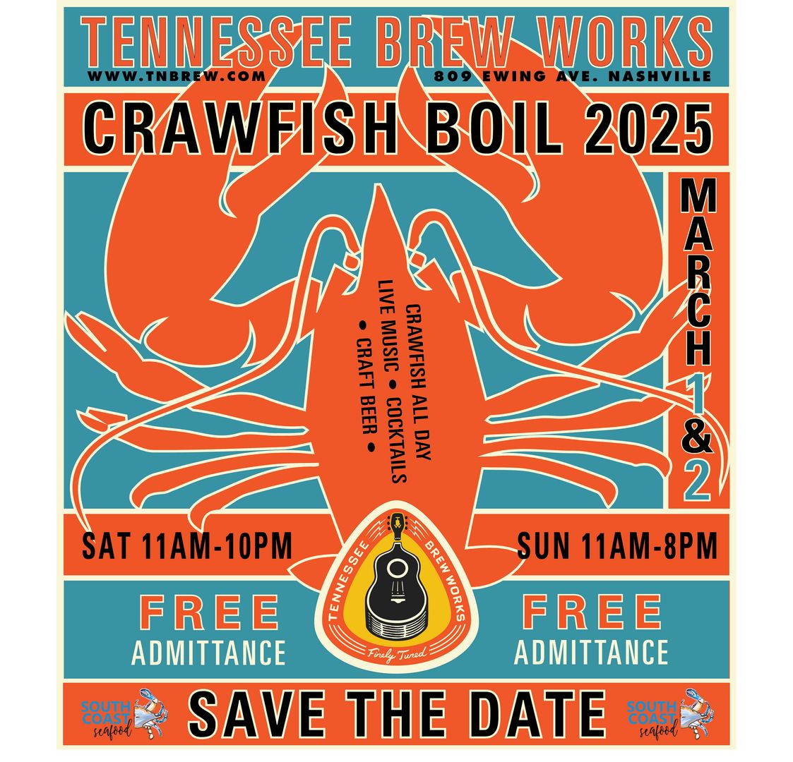 Tennessee Brew Works: Annual Crawfish Boil, Nashville, Tennessee, United States