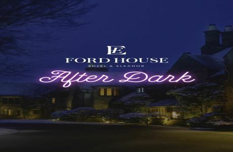 Ford House After Dark On 13 February 2025, Grosse Pointe Shores, Michigan, United States