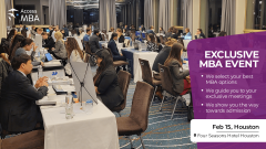 Access MBA In-Person Event on February 15th in Houston