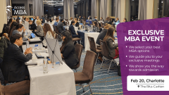 Access MBA In-Person Event on February 20th in Charlotte