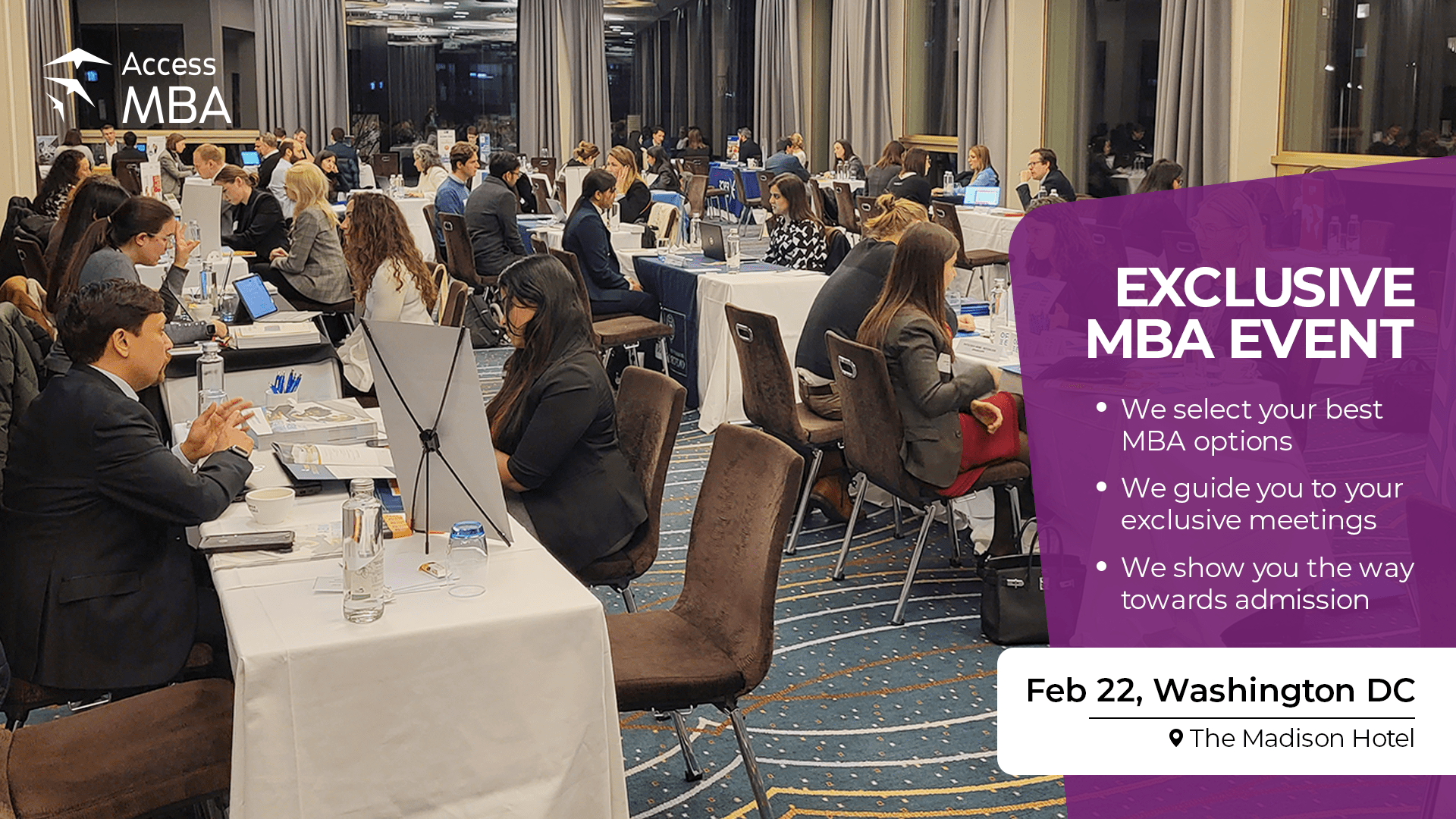 Access MBA In-Person Event on February 22nd in Washington DC, Washington,Washington, D.C,United States