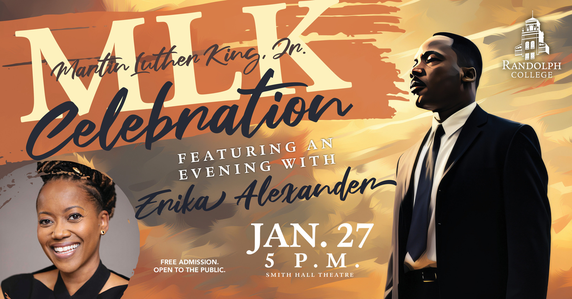 Martin Luther King, Jr. Celebration, featuring a conversation with Erika Alexander, Lynchburg, Virginia, United States