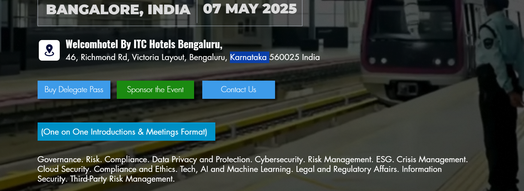 Global GRC, Data Privacy & Cyber Security ConfEx – Bangalore, India, Bangalore, Karnataka, India