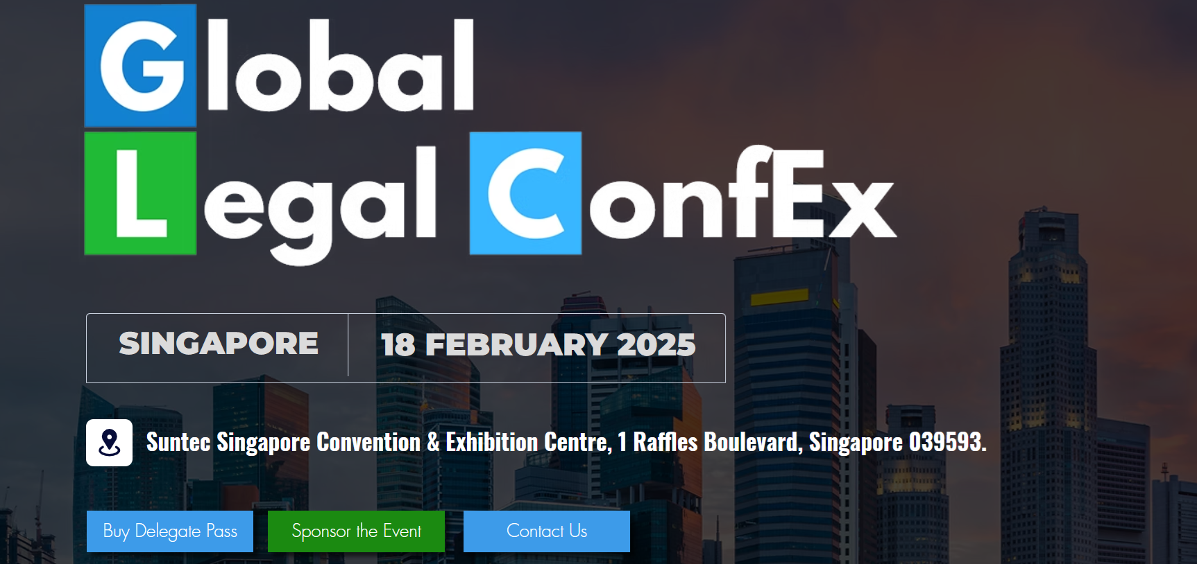 Global Legal ConfEx – Singapore, Singapore, North West, Singapore
