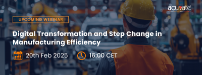 Digital Transformation and Step Change in Manufacturing Efficiency, Online Event