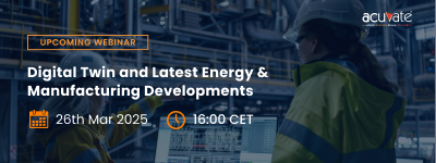 Revolutionizing Digital Twin Deployments: Acuvate & KDI's End-to-End Solution, Online Event