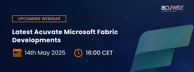 Latest Acuvate Microsoft Fabric Developments, Online Event