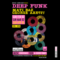 Deep Funk with Mati Baz and George Aresti (1st Sun of each month) Free Entry
