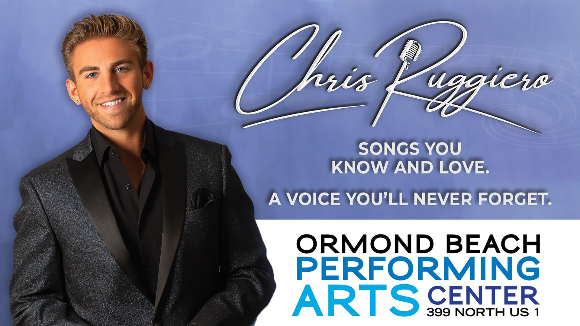 Chris Ruggiero LIVE at the Ormond Beach Performing Arts Center on March 2, 2025, Ormond Beach, Florida, United States