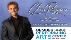 Chris Ruggiero LIVE at the Ormond Beach Performing Arts Center on March 2, 2025
