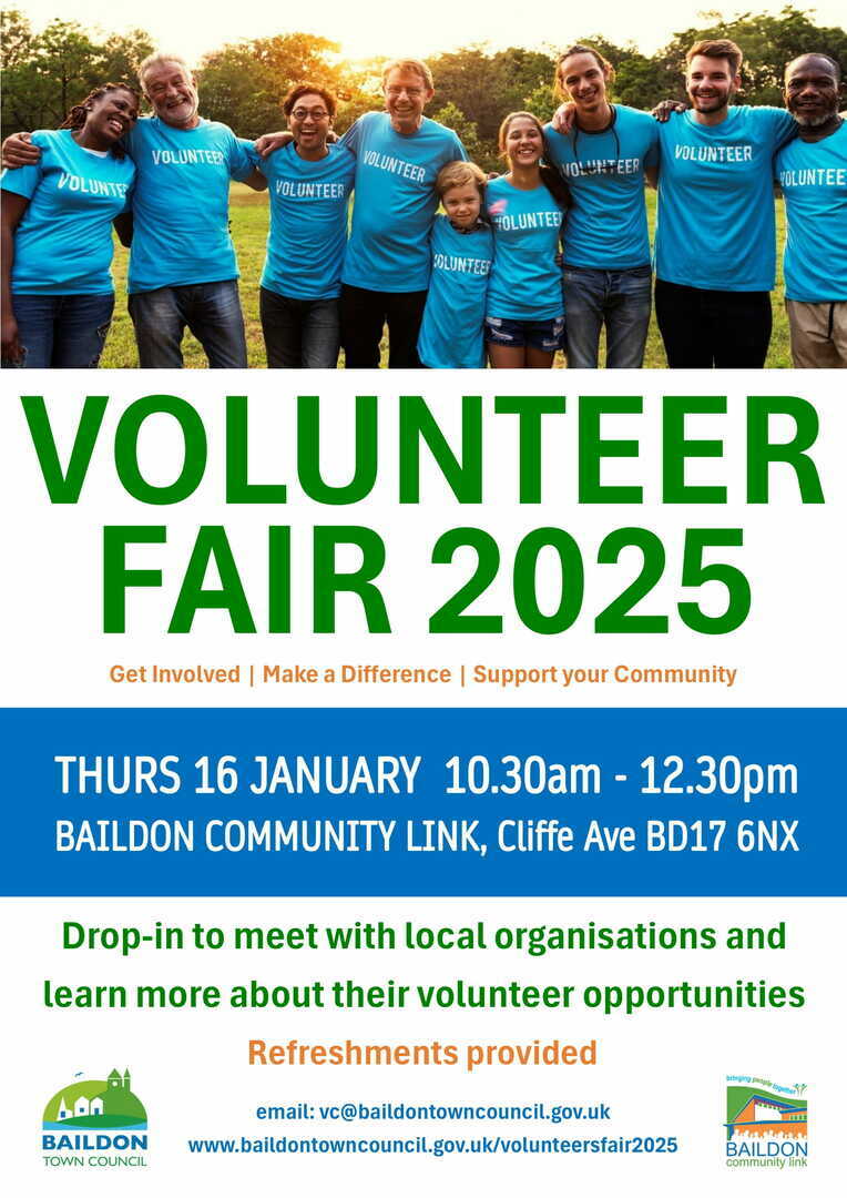 Volunteer Fair 2025, Shipley, England, United Kingdom