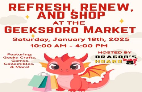 Geeksboro Market - Refresh, Renew, and Shop!, Greensboro, North Carolina, United States