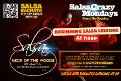 SalsaCrazy Mondays Beginning Salsa Dance Classes and Salsa Bachata Dancing