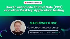 How to automate Point of Sale (POS) and other Desktop Application testing