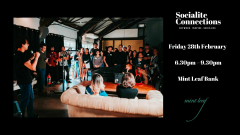 Connecting Film, TV, Music, Media Networking at Mint Leaf Lounge Bank