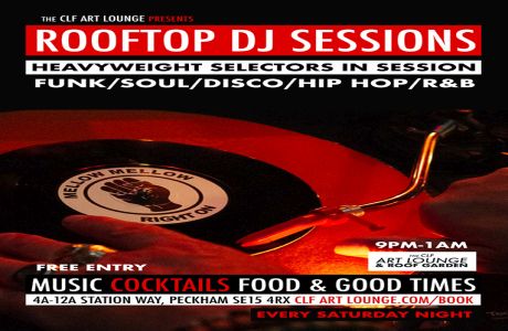 Rooftop DJ Sessions, Every Saturday Night (Free Entry), London, England, United Kingdom