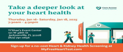 Free Heart and Kidney Screening - Jacksonville, January 2025