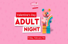 LEGOLAND Discovery Center New Jersey Valentine's Day Adult Night