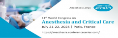 11th World Congress on Anesthesia and Critical Care