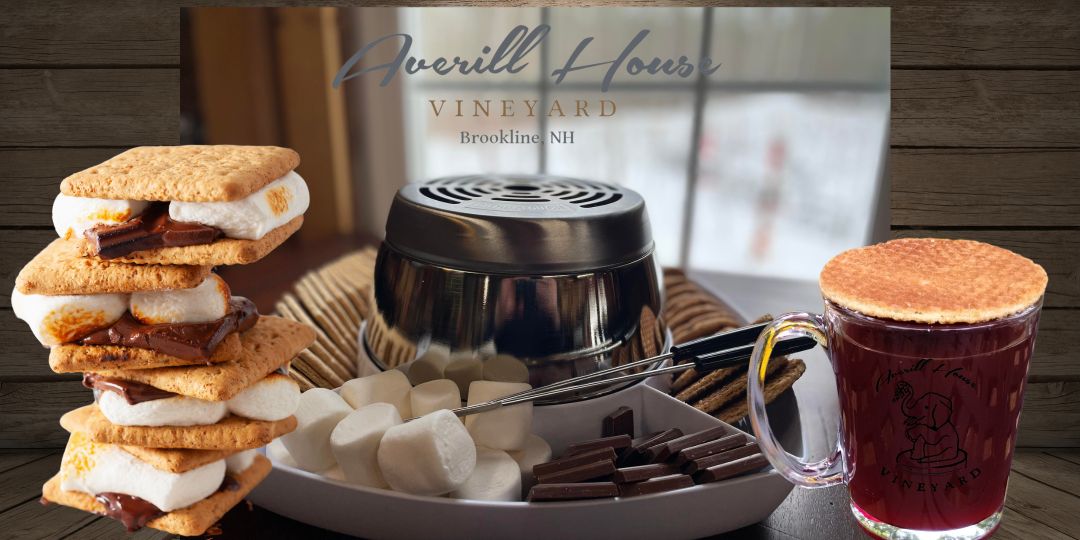 Smores Board, toasted Marshmallow perfection at Averill House Vineyard, Brookline, NH!, Brookline, New Hampshire, United States