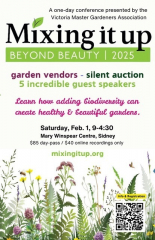 Mixing it up in the Urban Garden: BEYOND BEAUTY. A one day Gardening Conference