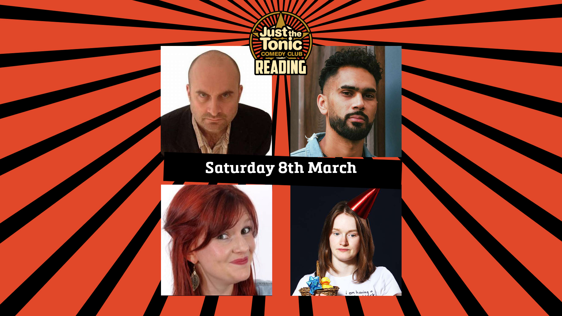 Just The Tonic Comedy Club - Reading On 08 Mar 2025, Reading, England, United Kingdom
