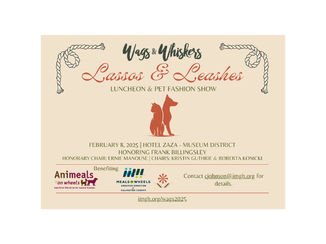 Wags and Whiskers Luncheon and Fashion Show: Lassos and Leashes, Houston, Texas, United States