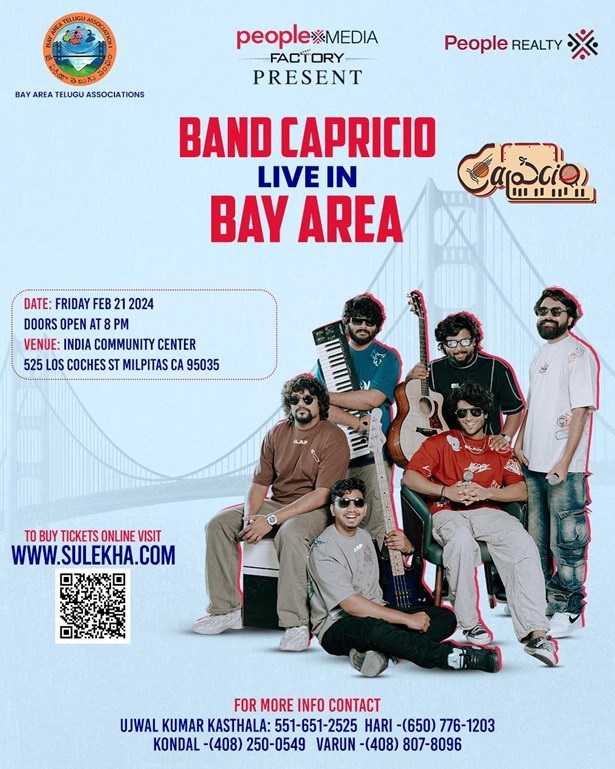 Band Caprico Recap Tour 2025 -Bay Area (Age 21+), Milpitas, California, United States