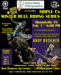 TRIPLE T'S WINTER BULL RIDING SERIES!!