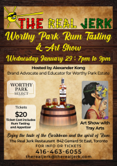 Worthy Park Rum Tasting and Art Show with Tray Arts