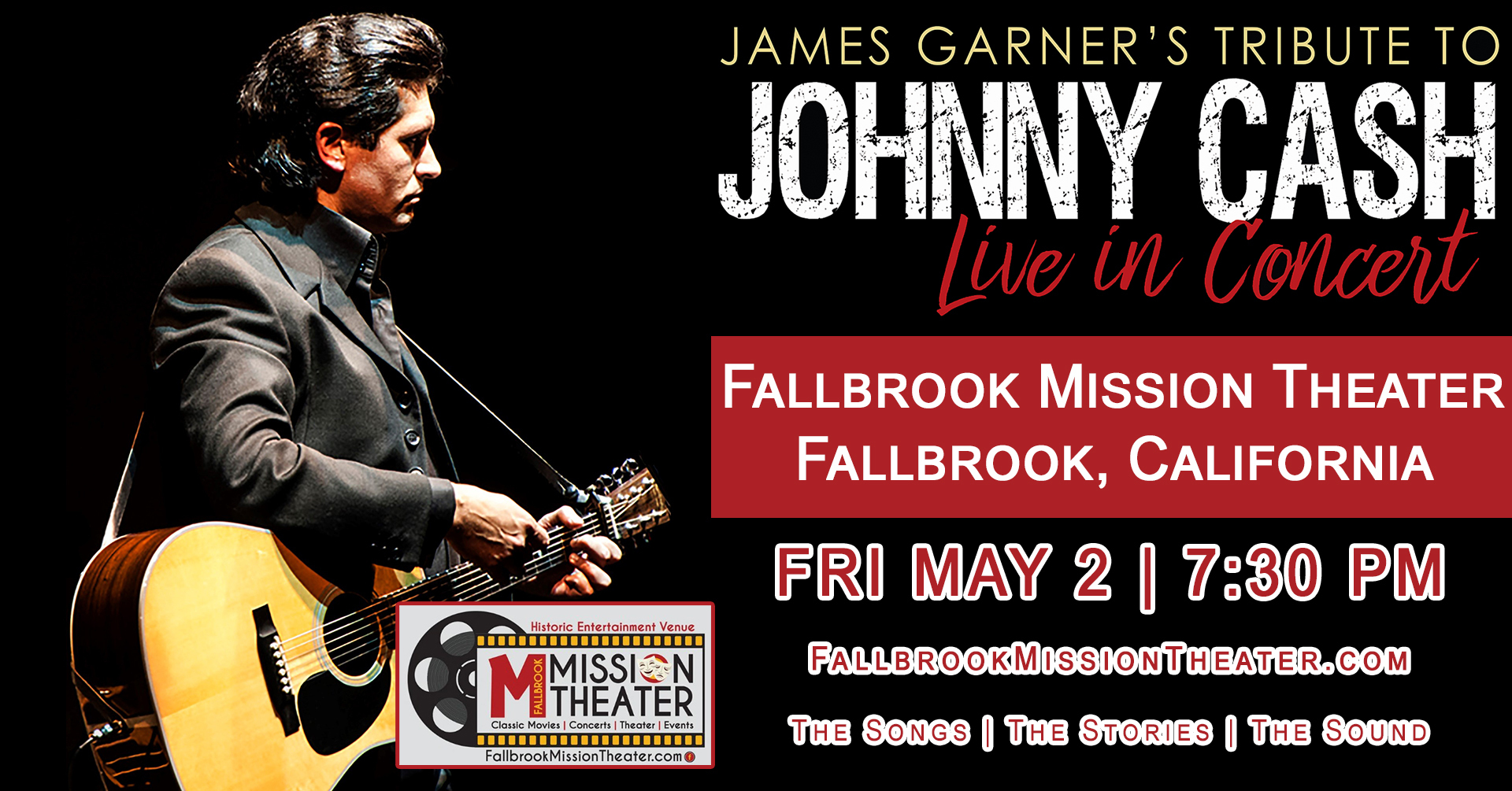 James Garner's Tribute to Johnny Cash, Fallbrook, California, United States