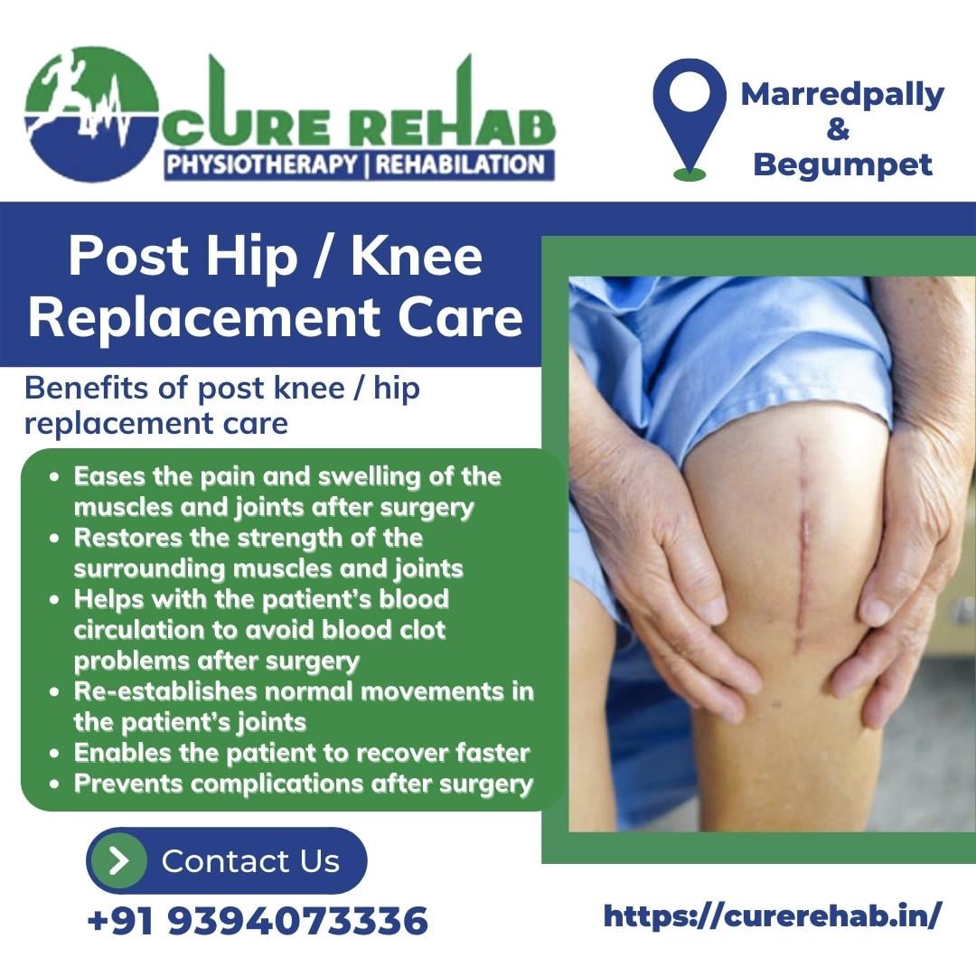 Total Hip Replacement | Post Hip And Knee Replacement Care Services | Total Knee Replacement, Hyderabad, Telangana, India