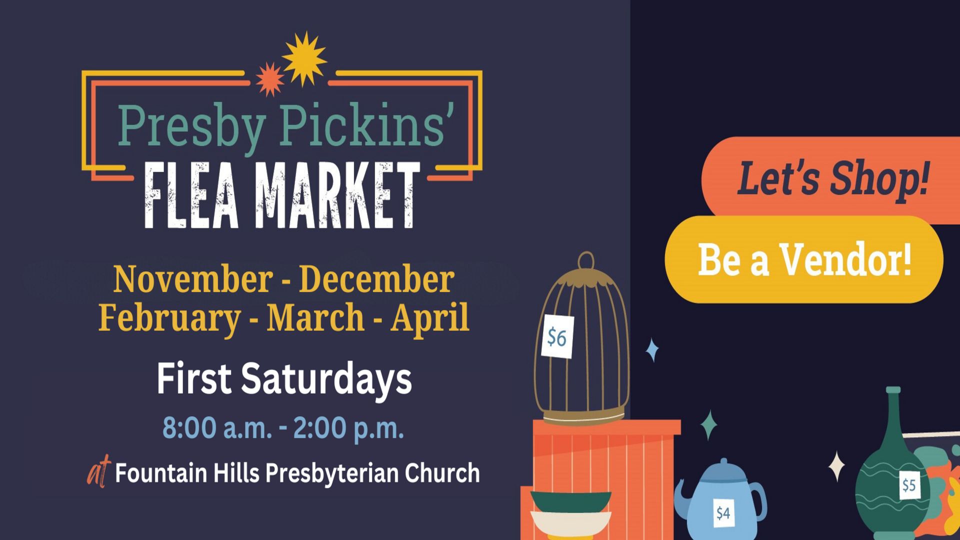 Presby Pickins' Flea Market, Fountain Hills, Arizona, United States