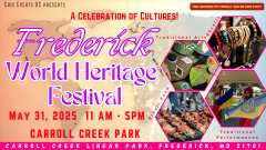 World Heritage Festival @ Carroll Creek Park, Frederick, MD